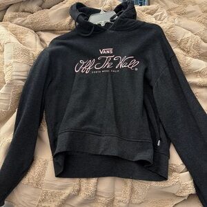 Vans Black and Pink Women's Hoodie